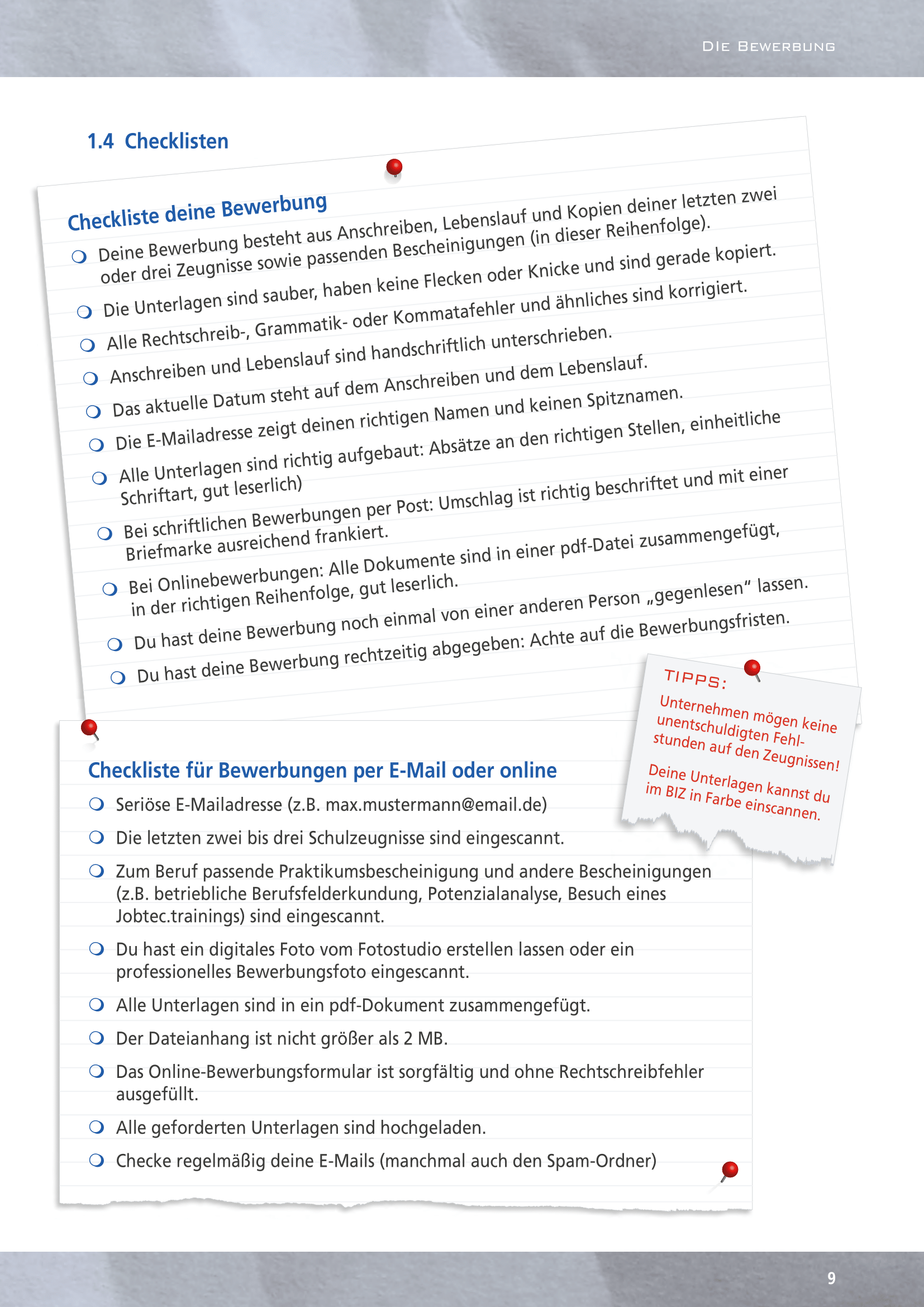 Checkliste 1